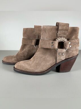 See by Chloe Eddie Suede dark beige Ankle Boot
